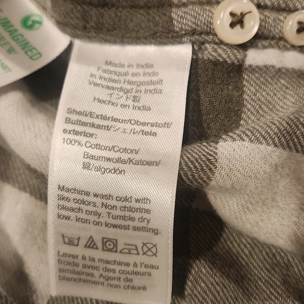 J. Crew Olive Green Casual Button Down Shirt